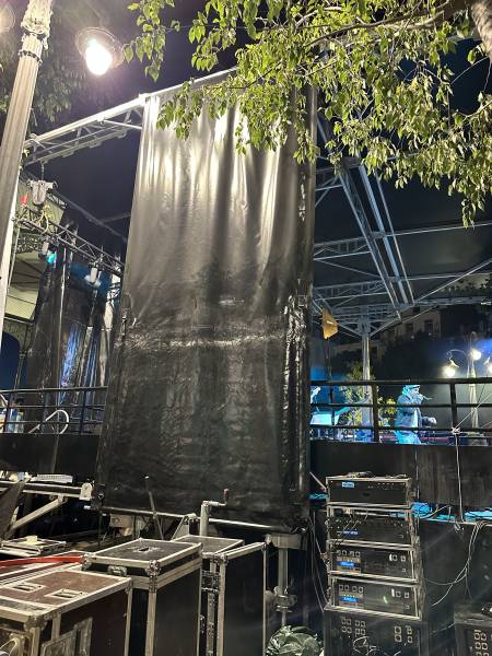 Scène mobile de 60 m2 pour le Festival Alternatiba à Marseille